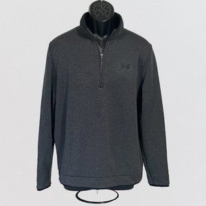 Under Armour Golf Long Sleeve 1/4 Zip Pullover, Charcoal, Large (P042623-1)